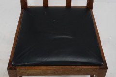 Ambrose Heal for Heal's. An Arts and Crafts Oak Lattice Back Desk Chair - Thumbnail 8