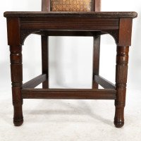 Set of Four Aesthetic Hall Chairs in the Manner of E. W. Godwin - Thumbnail 14