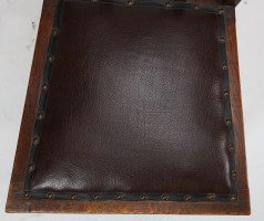 George Montague Ellwood. Made by J. S. Henry. A Set of Ten Arts & Crafts Oak Dining Chairs - Thumbnail 12