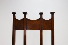George Montague Ellwood. Made by J. S. Henry. A Set of Ten Arts & Crafts Oak Dining Chairs - Thumbnail 18