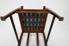 George Montague Ellwood. Made by J. S. Henry. A Set of Ten Arts & Crafts Oak Dining Chairs - Thumbnail 20