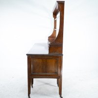 Morris & Co. Attributed, a Subtle Anglo-Japanese Walnut Sideboard Dresser - Thumbnail 4