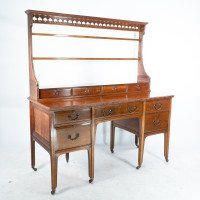 Morris & Co. Attributed, a Subtle Anglo-Japanese Walnut Sideboard Dresser - Thumbnail 2