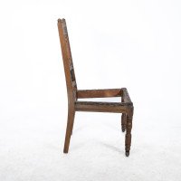 E. W. Godwin, attributed. A Pair of Oak Dining Chairs Ready Upholstery - Thumbnail 5