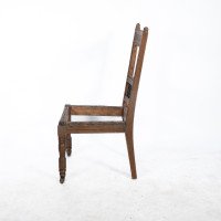 E. W. Godwin, attributed. A Pair of Oak Dining Chairs Ready Upholstery - Thumbnail 6
