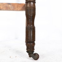 E. W. Godwin, attributed. A Pair of Oak Dining Chairs Ready Upholstery - Thumbnail 9