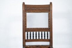 E. W. Godwin, attributed. A Pair of Oak Dining Chairs Ready Upholstery - Thumbnail 15