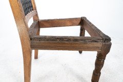 E. W. Godwin, attributed. A Pair of Oak Dining Chairs Ready Upholstery - Thumbnail 17