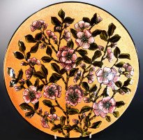 Dr. C. Dresser for Barnard, bishop & Barnard. An Aesthetic Movement Fireplace with Linthorpe Pottery Circular Plaques - Thumbnail 20