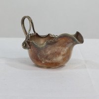 James Dixon, Dr. C. Dresser Style Of. A Silver Plated Sugar Bowl & Milk Jug - Thumbnail 4