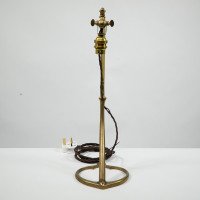 W. A. S. Benson. A Pair of Tall Swan Necked Table Lamps with Heart Shaped Base - Thumbnail 6