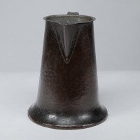 Arthur Dixon for the BGH. Arts & Crafts Hand-hammered Copper Jug - Thumbnail 2