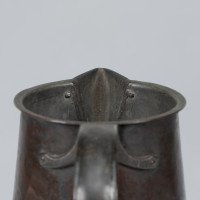 Arthur Dixon for the BGH. An Arts & Crafts Hand-hammered Copper Jug - Thumbnail 10