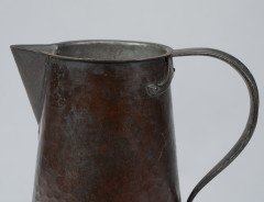 Arthur Dixon for the BGH. Arts & Crafts Hand-hammered Copper Jug - Thumbnail 11