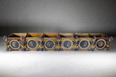 Royal Doulton. Aesthetic Movement six-section salt glaze window sill planter - Thumbnail 2