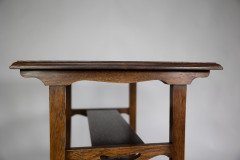 George Walton, Style of. A pair of Arts & Crafts inlaid Oak side table - Thumbnail 12