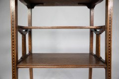 George Walton, Style of. A pair of Arts & Crafts inlaid Oak side table - Thumbnail 13