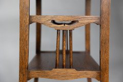 George Walton, Style of. A pair of Arts & Crafts inlaid Oak side table - Thumbnail 14