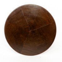 Lambs of Manchester attr. A fine Aesthetic Movement walnut circular wine table - Thumbnail 7