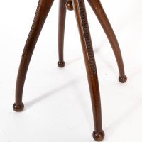 Lambs of Manchester attr. A fine Aesthetic Movement walnut circular wine table - Thumbnail 10