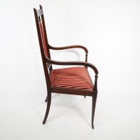 Georges Walton for John Rowntree & Kate Cranstons. An Arts & Crafts Armchair - Thumbnail 5