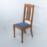 Shapland & Petter, a Good Quality Set of Six Arts & Crafts Oak Dining Chairs - Thumbnail 15