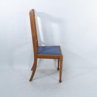 Shapland & Petter, a Good Quality Set of Six Arts & Crafts Oak Dining Chairs - Thumbnail 17