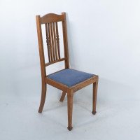 Shapland & Petter, a Good Quality Set of Six Arts & Crafts Oak Dining Chairs - Thumbnail 16