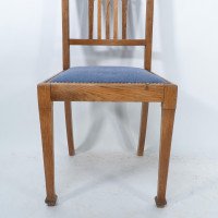 Shapland & Petter, a Well-Crafted Set of Six Arts & Crafts Oak Dining Chairs - Thumbnail 20
