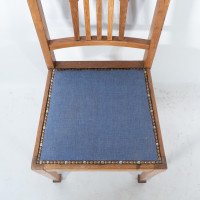Shapland & Petter, a Good Quality Set of Six Arts & Crafts Oak Dining Chairs - Thumbnail 21