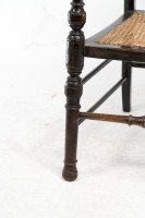 E. W. Godwin for William Watt. Aesthetic Movement Tall Back Ebonised Armchair - Thumbnail 10