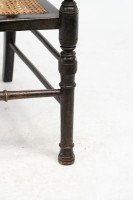 E. W. Godwin for William Watt. Aesthetic Movement Tall Back Ebonised Armchair - Thumbnail 12