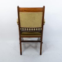 Charles Bevan, attributed. A Set of Six Gothic Revival Oak Dining Chairs - Thumbnail 14