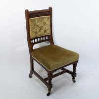 Charles Bevan, attributed. A Set of Six Gothic Revival Oak Dining Chairs - Thumbnail 15