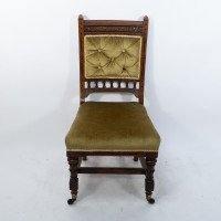 Charles Bevan, attributed. A Set of Six Gothic Revival Oak Dining Chairs - Thumbnail 16