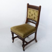 Charles Bevan Attributed, a Set of Six Gothic Revival Oak Dining Chairs - Thumbnail 17