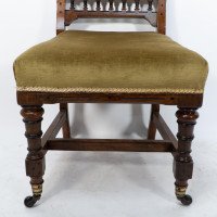 Charles Bevan Attributed, a Set of Six Gothic Revival Oak Dining Chairs - Thumbnail 23