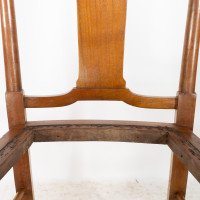 Morris & Co. A monumental set of fourteen Arts & Crafts oak dining chairs - Thumbnail 10
