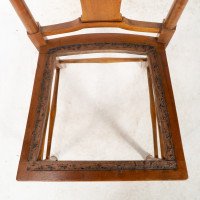 Morris & Co. A monumental set of fourteen Arts & Crafts oak dining chairs - Thumbnail 11