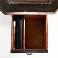 David Waddington. Aesthetic Movement Ebonised & Parcel Gilt Writing Desk - Thumbnail 17