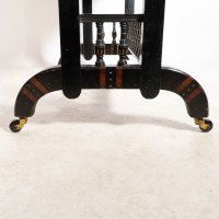 David Waddington. Aesthetic Movement Ebonised & Parcel Gilt Writing Desk - Thumbnail 18