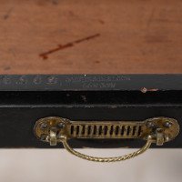 E. W. Godwin for Collinson & Lock. Aesthetic Movement Ebonised walnut desk - Thumbnail 12