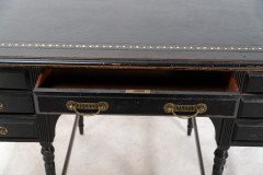 E. W. Godwin for Collinson & Lock. Aesthetic Movement Ebonised walnut desk - Thumbnail 10