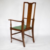 Morris & Co. Arts & Crafts turned Oak Armchair - Thumbnail 6