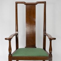 Morris & Co. Arts & Crafts turned Oak Armchair - Thumbnail 9