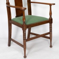 Morris & Co. An Arts & Crafts turned oak armchair - Thumbnail 12