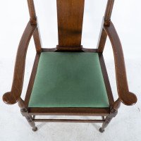Morris & Co. Arts & Crafts turned Oak Armchair - Thumbnail 16