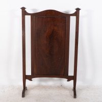 Shapland & Petter. An Arts & Crafts Firescreen with a Beautiful Peacock Inlaid - Thumbnail 17