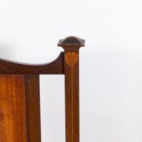 Shapland & Petter. An Arts & Crafts Firescreen with a Beautiful Peacock Inlaid - Thumbnail 12