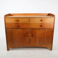 Ambrose Heal, Arts & Crafts Oak Cottage Sideboard or Dresser - Thumbnail 2